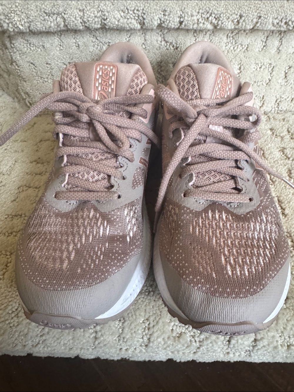 ASICS Women's Rose Taupe Athletic Sneakers